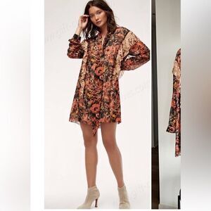 Aritzia Wilfred Bernadette Ruffle Dress Size Medium